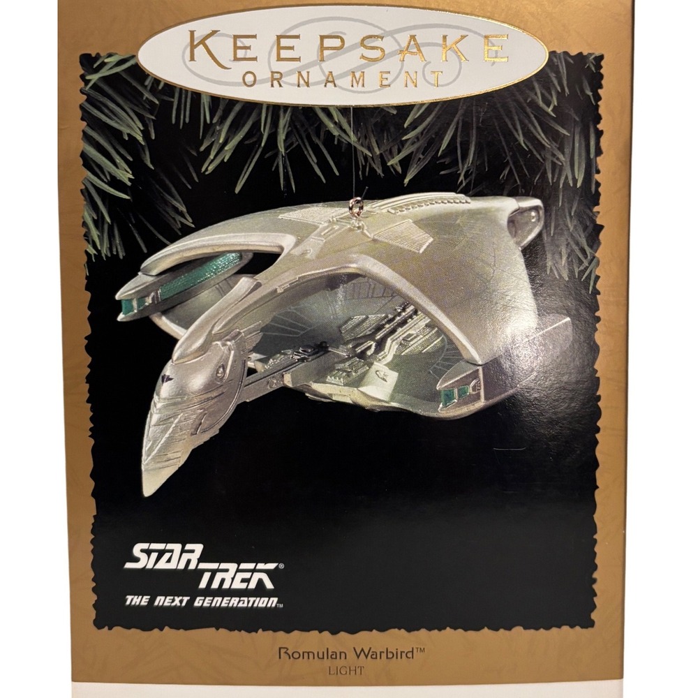 Hallmark Keepsake Star‎ Trek Romulan Warbird Ornament Magic Light 1995 QXI7267